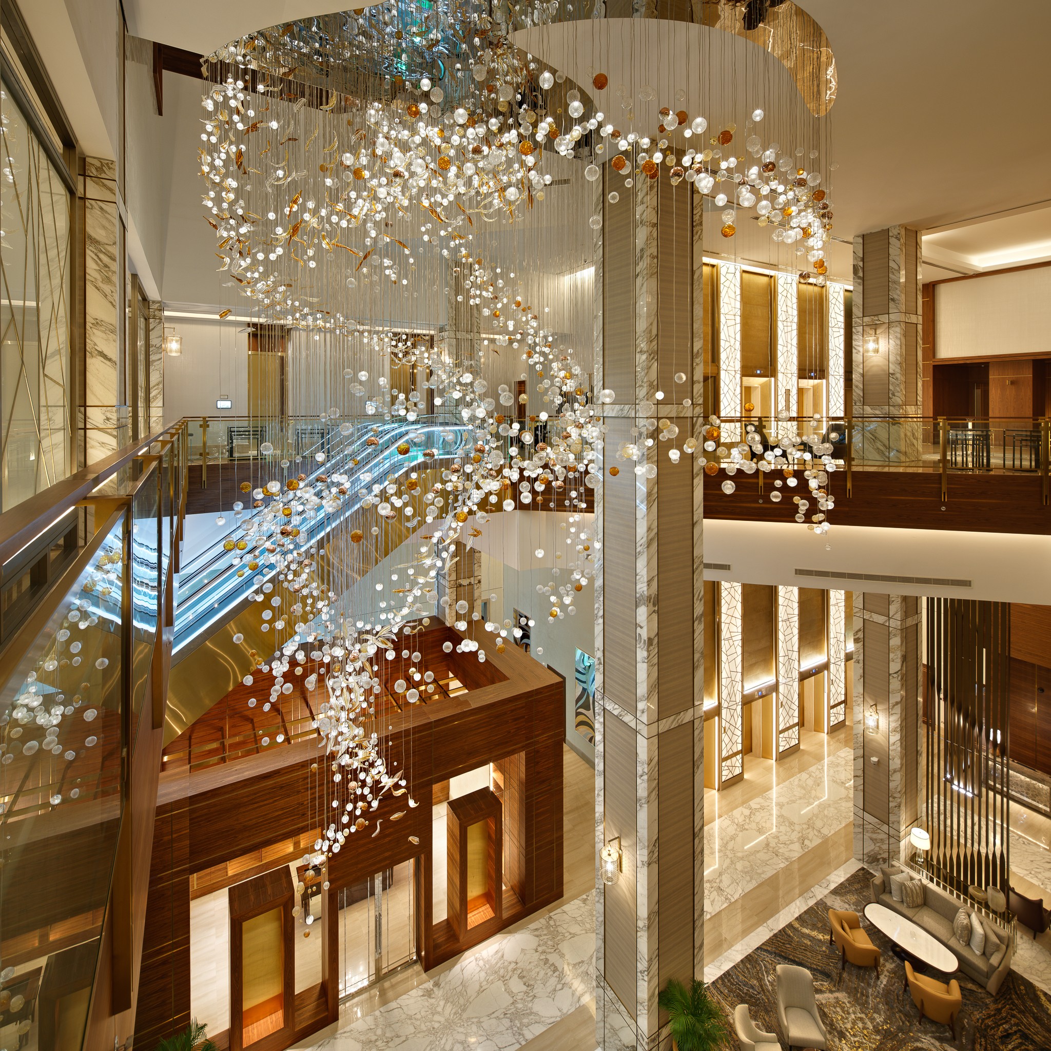 COSMIC full sweep seen from the mezzanine