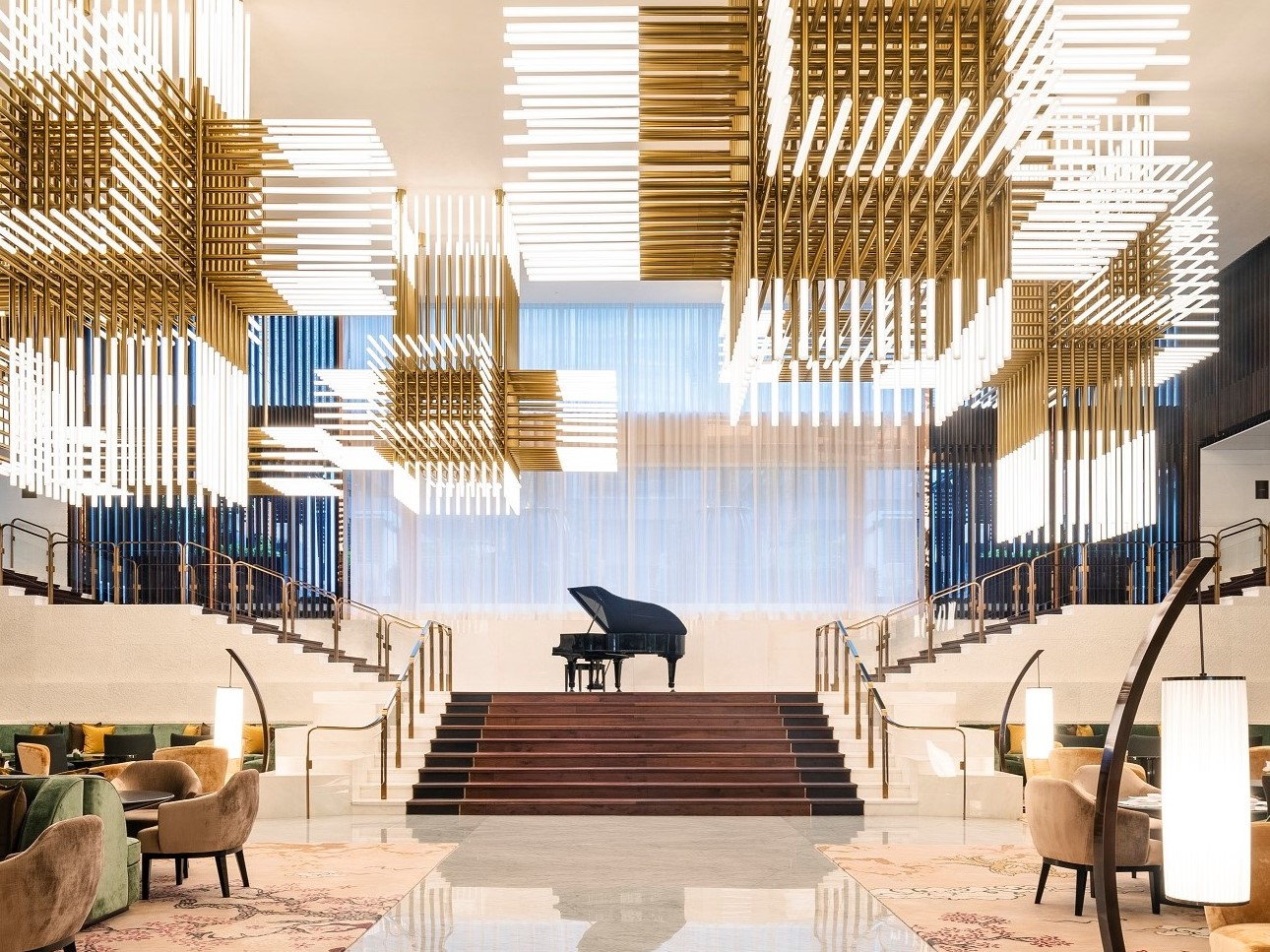 GRIFFIN custom lighting installed on site by SHUCHUANG