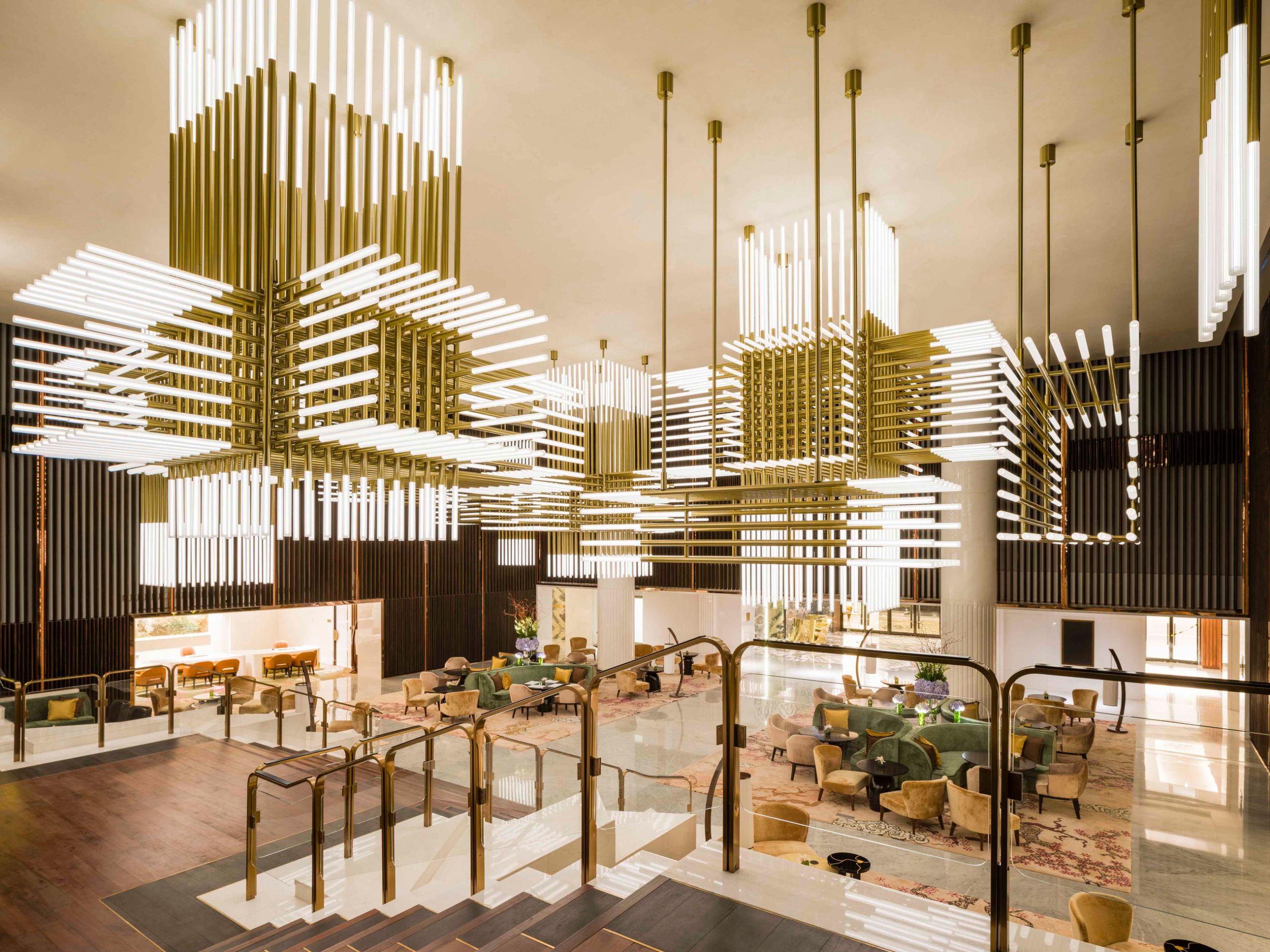 GRIFFIN custom lighting installed on site by SHUCHUANG