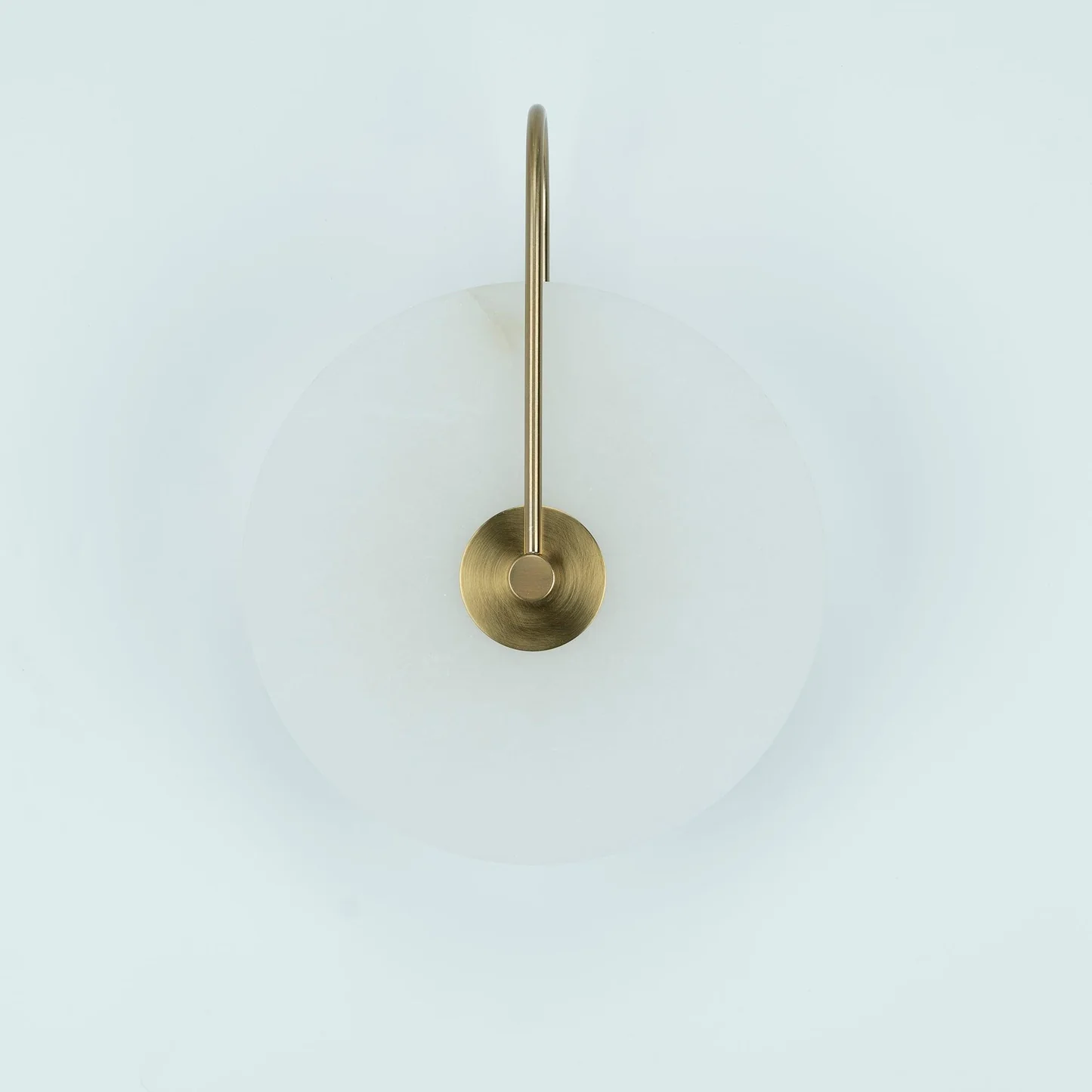 LUCIANA alabaster pendant light, front view