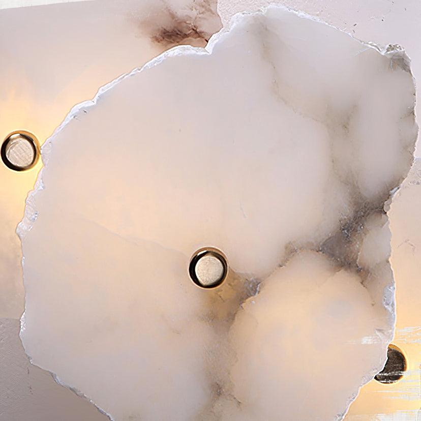 FREYA custom alabaster pendant light by SHUCHUANG
