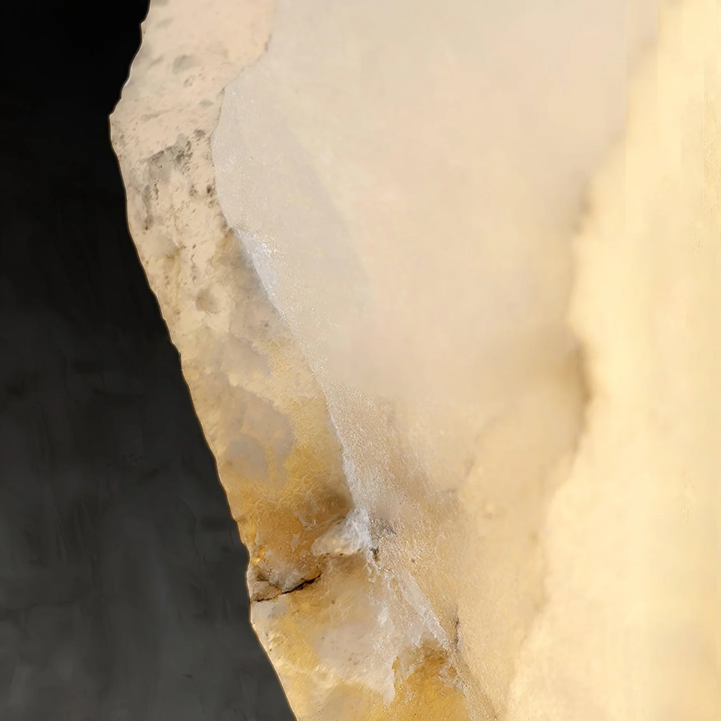 FREYA custom alabaster pendant light by SHUCHUANG