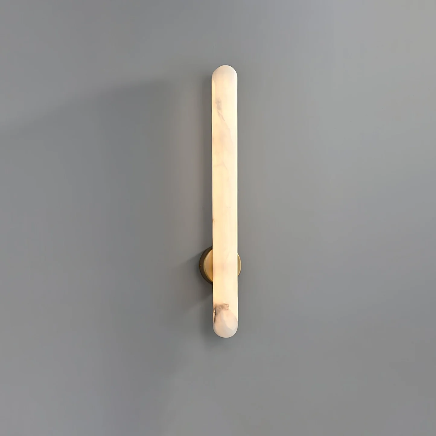 ELARA alabaster Wall sconce, seamless stone joins