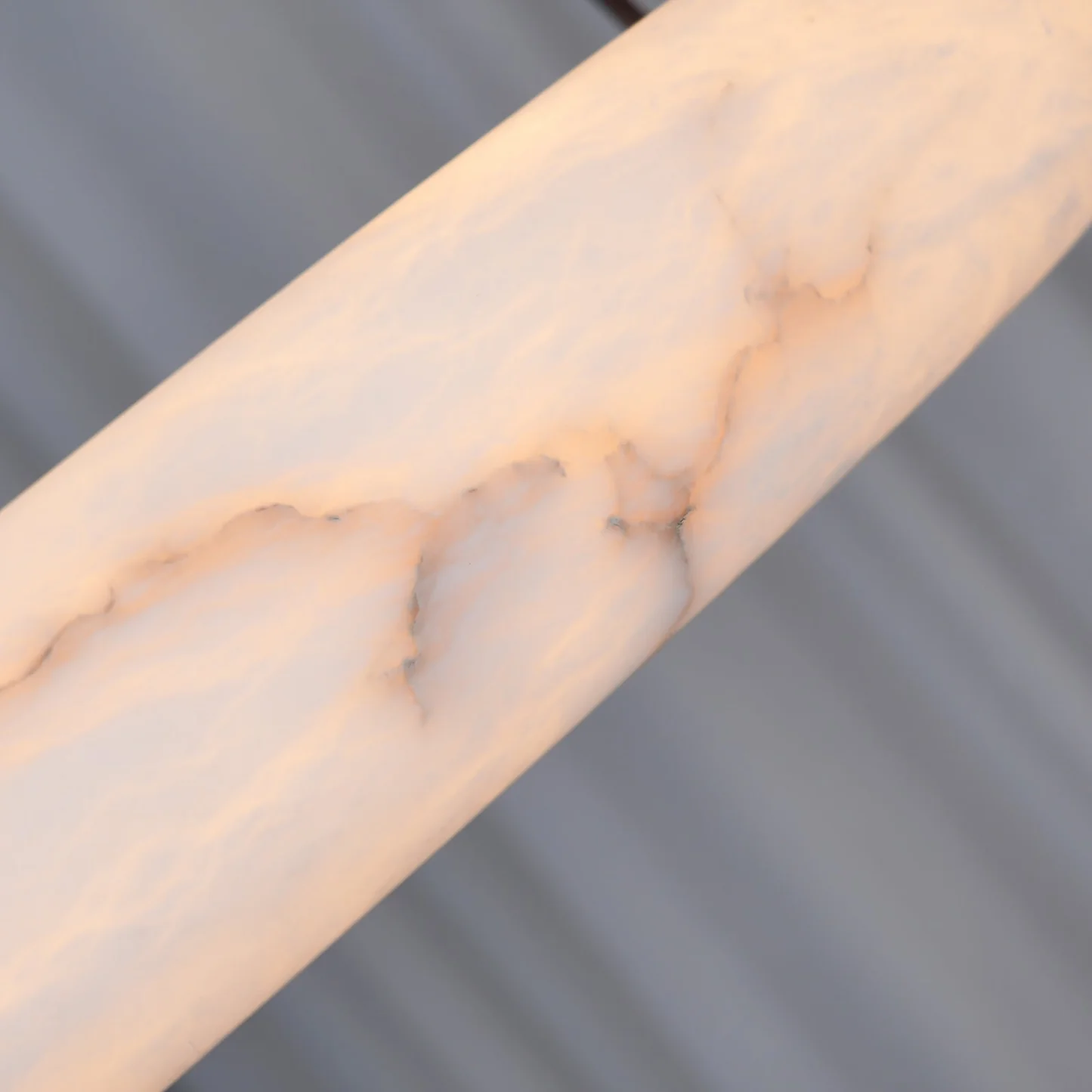 LAREDO alabaster pendant light in a bedroom interior